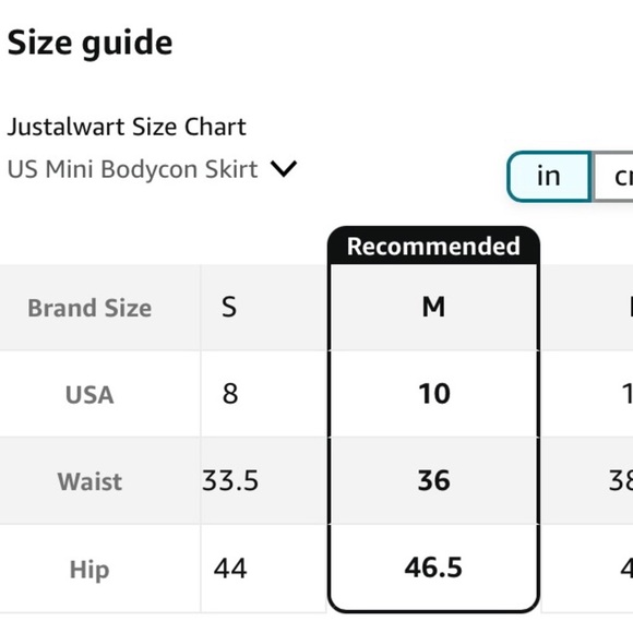 Just Quella High Waist Mini Bodycon Skirt, M (10) - Picture 6 of 6